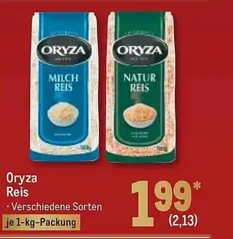 METRO Oryza reis Angebot