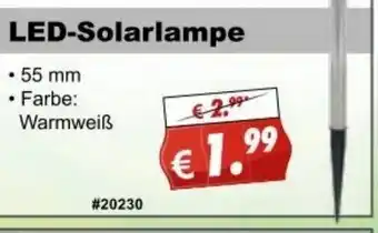 Stabilo Fachmarkt LED Solarlampe Angebot