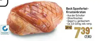 METRO Beck spanferkel-krustenbraten Angebot