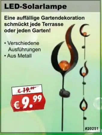 Stabilo Fachmarkt LED Solarlampe Angebot