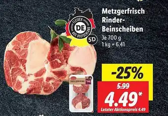 Lidl Metzgerfrisch rinder-beinscheiben Angebot