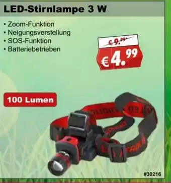 Stabilo Fachmarkt LED Stirnlampe 3W Angebot