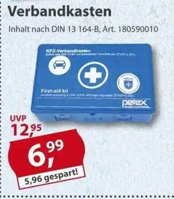 Sonderpreis Baumarkt Verbandkasten petex Angebot