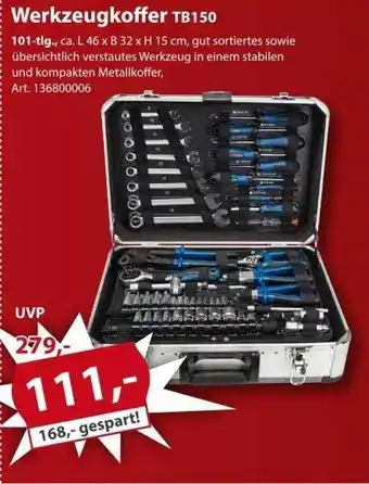 Sonderpreis Baumarkt Werkzeugkoffer tb150 Angebot