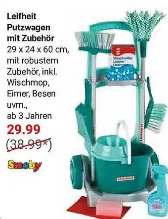 Globus Leifheit putzwagen mit zubehör Angebot