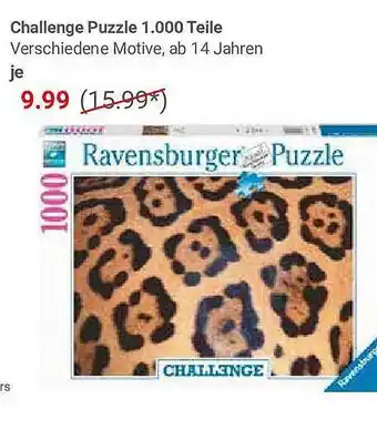 Globus Challenge puzzle 1.000 teile Angebot