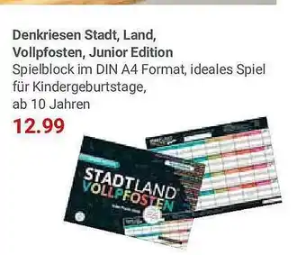 Globus Denkriesen stadt, land, vollpfosten, junior edition Angebot