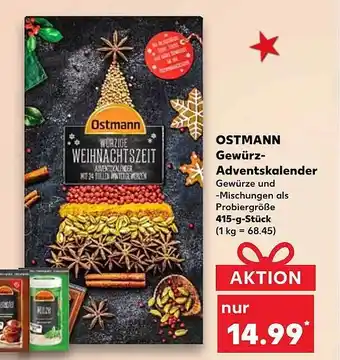 Kaufland Ostmann gewürz-adventskalender Angebot