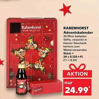 Kaufland Rabenhorst adventskalender Angebot