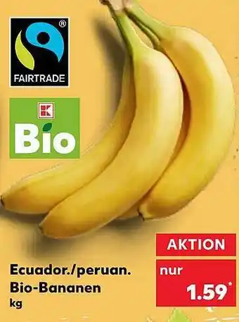 Kaufland Fairtrade bio-bananen Angebot