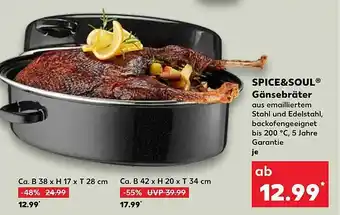 Kaufland Spice&soul gänsebräter Angebot