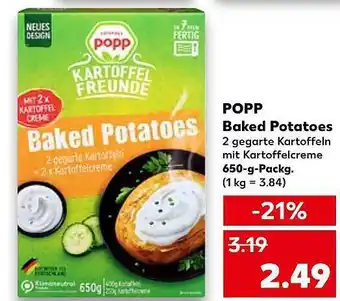 Kaufland Popp baked potatoes Angebot