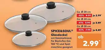 Kaufland Spice&soul glasdeckel Angebot