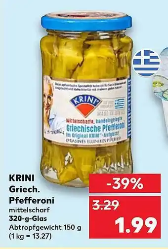 Kaufland Krini griech. pfefferoni Angebot