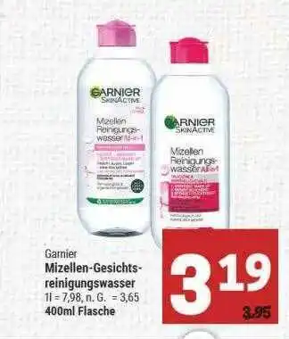 Marktkauf Garnier mizellen-gesichtsreinigungswasser Angebot