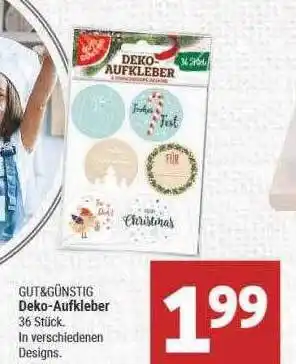 Marktkauf Gut & günstig deko-aufkleber Angebot