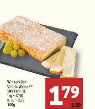 Marktkauf Winzerkäse val de weiss Angebot