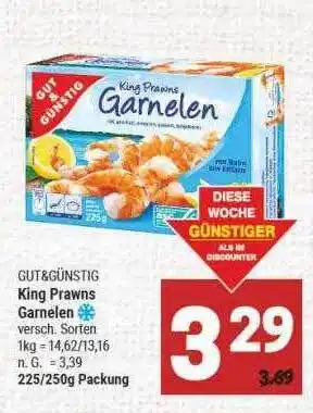 Marktkauf Gut & günstig king prawns garnelen Angebot