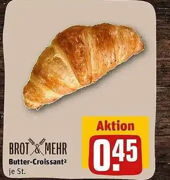 REWE Brot & mehr butter-croissant Angebot