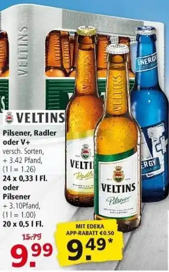 Multi Markt Veltins pilsener, radler oder v+ Angebot