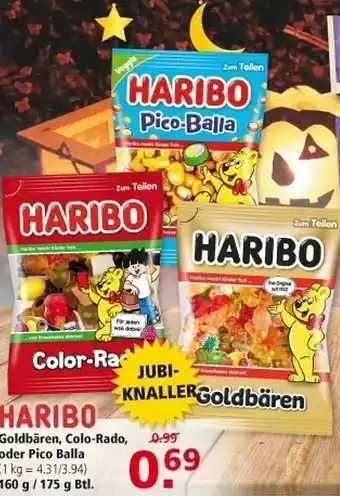 Multi Markt Haribo goldbären, colo-rado, oder pico balla Angebot