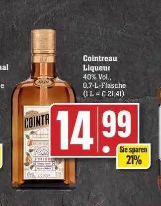 Scheck-in-Center Cointreau liqueur Angebot