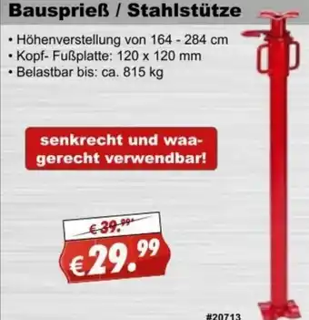 Stabilo Fachmarkt Bausprieß / Stahlstütze Angebot