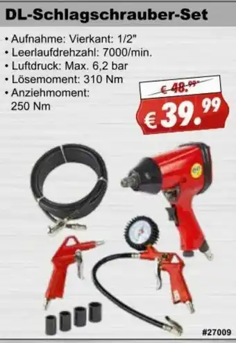 Stabilo Fachmarkt DL-Schlagschrauber Set Angebot