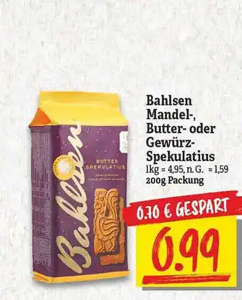 NP Discount Bahlsen manel-, butter- oder gewürz-spekulatius Angebot