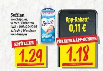 NP Discount Softlan weichspüler Angebot