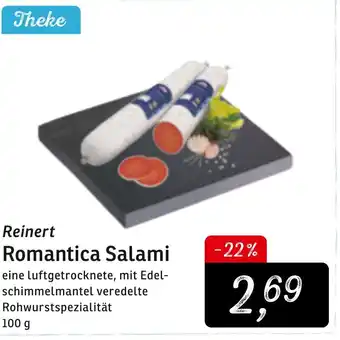 KONSUM Reinert Romantica Salami 100g Angebot