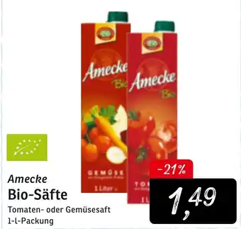 KONSUM Amecke Bio-Säfte 1L Angebot