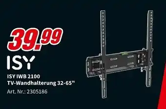 MediaMarkt ISY TV-Wandhalterung 32-65" | IWB 2100 Angebot