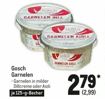 METRO Gosch Garnelen 125g Becher Angebot