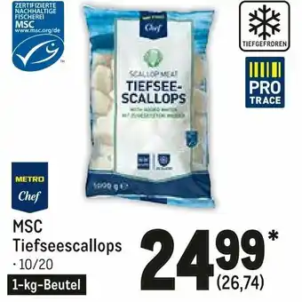 METRO MSC Tiefseescallops 1kg Beutel Angebot