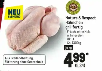 METRO Nature & Respect Hähnchen grillfertig Angebot