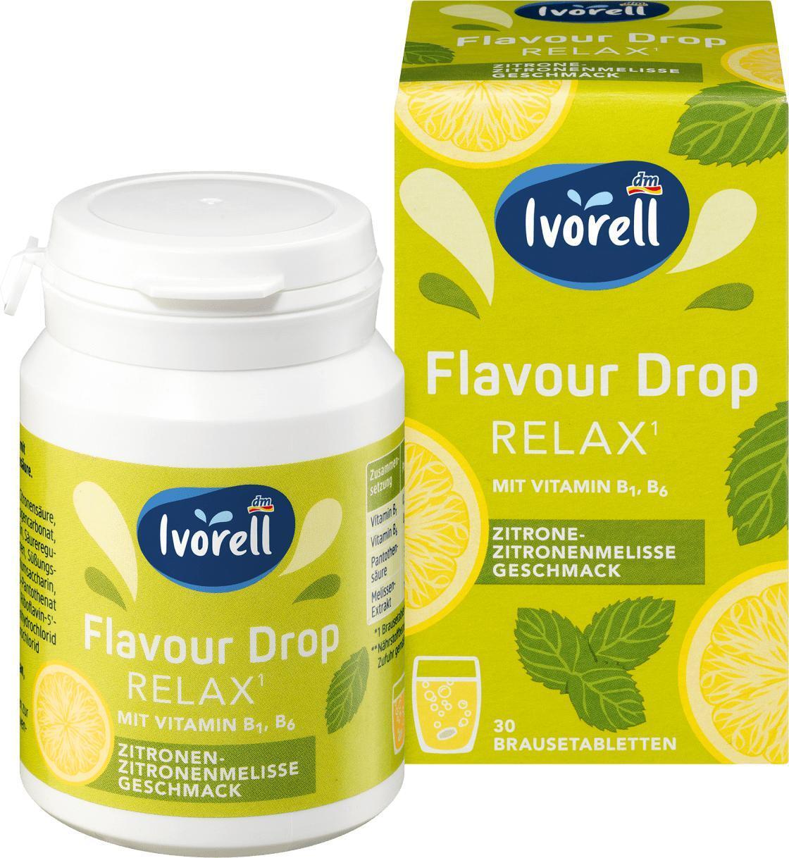 Ivorell flavour drop relax zitronezitronenmelisse Angebot bei dm