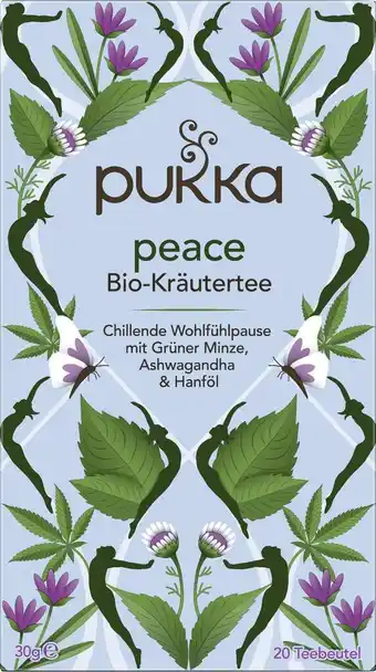 dm drogerie Pukka kräutertee 'peace' mit grüner minze, ashwagandha & hanföl (20 x 1,5g) Angebot