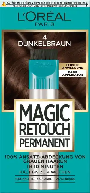 dm drogerie L'oréal paris magic retouch haar-ansatz-abdeckung von grauem haar, dunkelbraun 4 Angebot