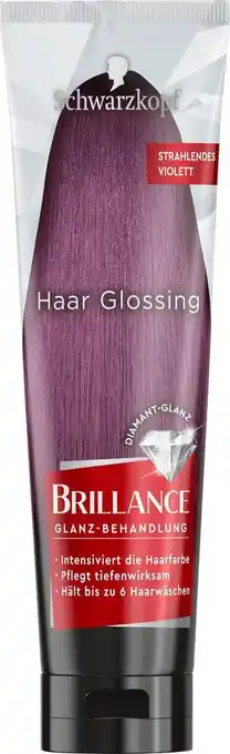dm drogerie Schwarzkopf brillance farb-glanzbehandlung glossing, strahlendes violett Angebot