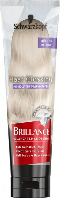 dm drogerie Schwarzkopf brillance farb-glanzbehandlung glossing, kühles blond Angebot