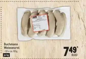 METRO Buchmann weisswurst Angebot