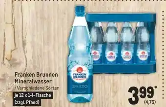 METRO Franken brunnen mineralwasser Angebot