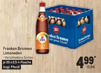 METRO Franken brunnen limonaden Angebot