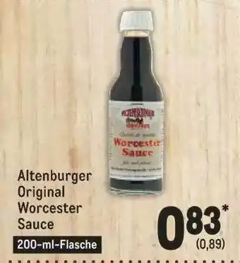 METRO Altenburger original worcester sauce Angebot