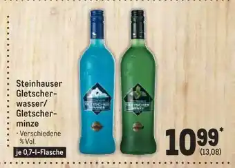 METRO Steinhauser gletscherwasser oder gletscherminze Angebot