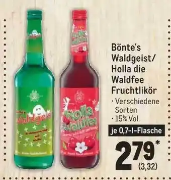 METRO Bönte's waldgeist oder holla die waldfee fruchtlikör Angebot