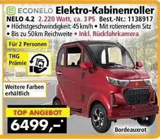 Norma24 Econelo elektro-kabinenroller Angebot