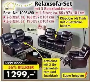 Norma24 Relaxsofa-set Angebot