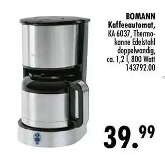 Möbel Boss Bomann kaffeeautomat Angebot